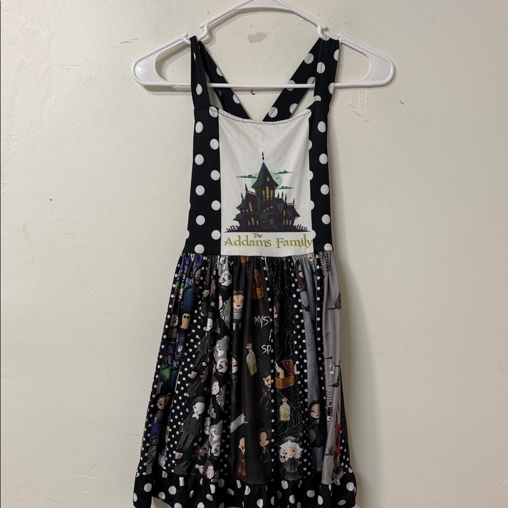 Addams Family Polka Dot Dress